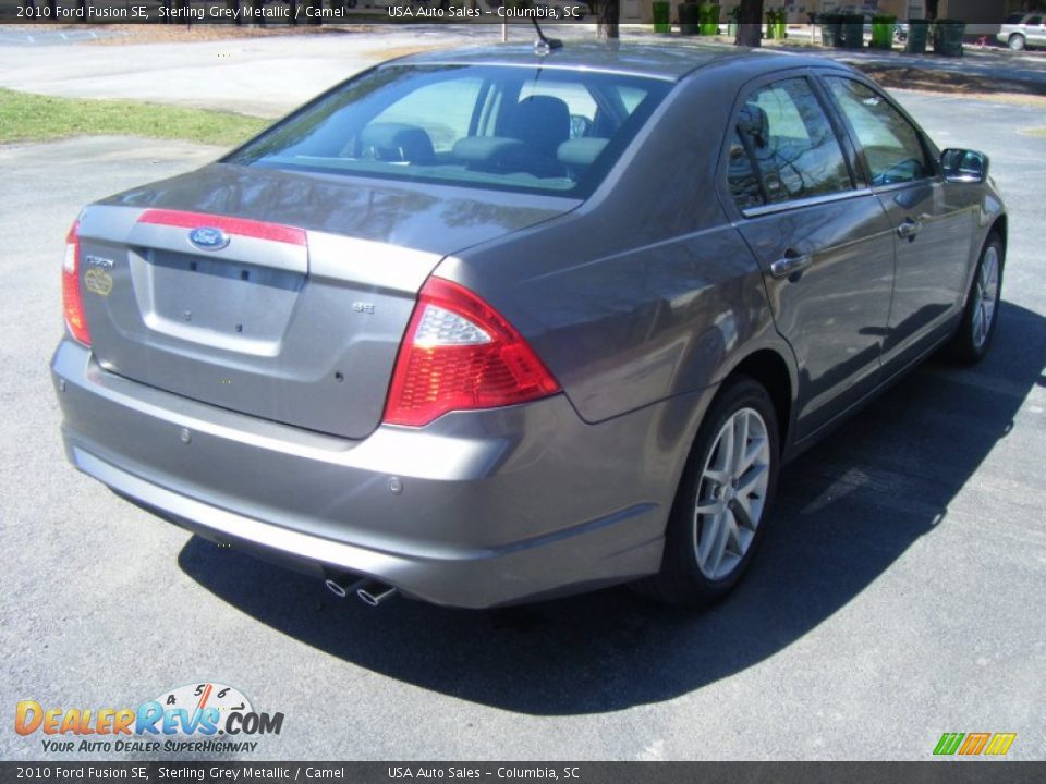 2010 Ford Fusion SE Sterling Grey Metallic / Camel Photo #4