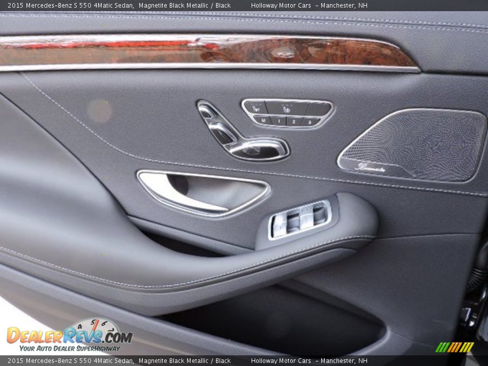 2015 Mercedes-Benz S 550 4Matic Sedan Magnetite Black Metallic / Black Photo #8