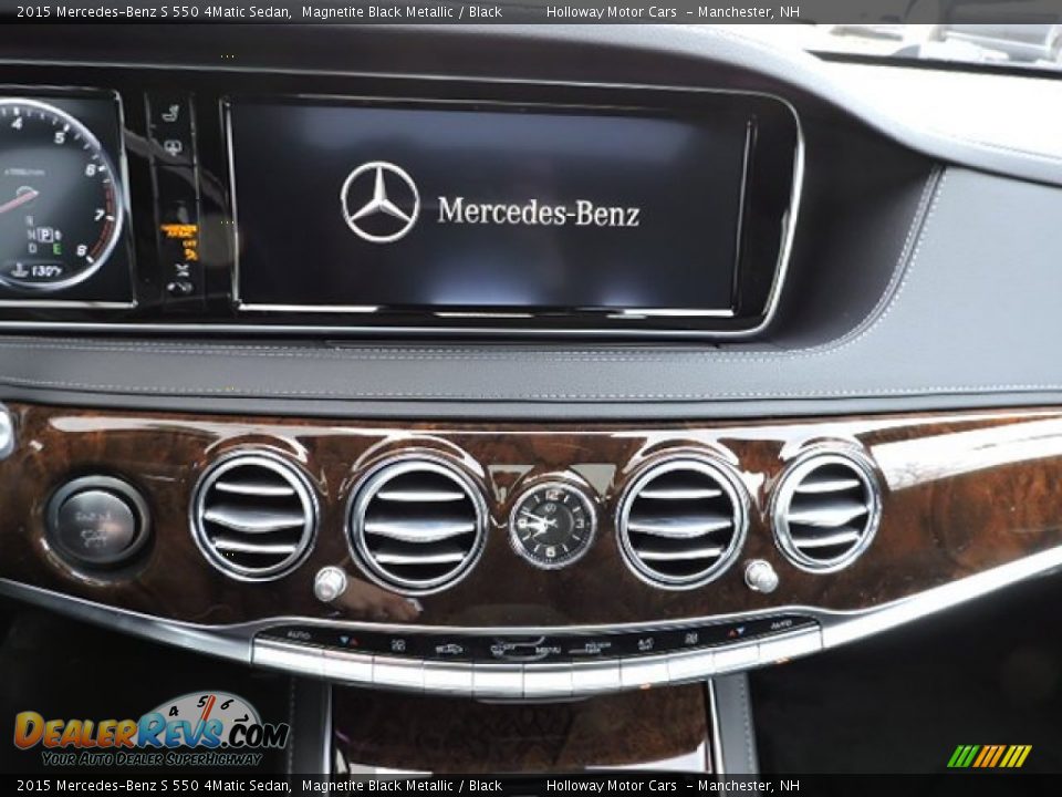 2015 Mercedes-Benz S 550 4Matic Sedan Magnetite Black Metallic / Black Photo #11
