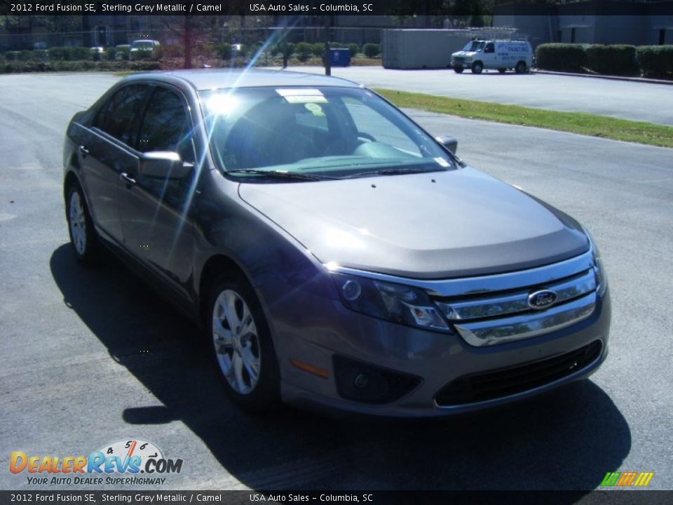 2012 Ford Fusion SE Sterling Grey Metallic / Camel Photo #1