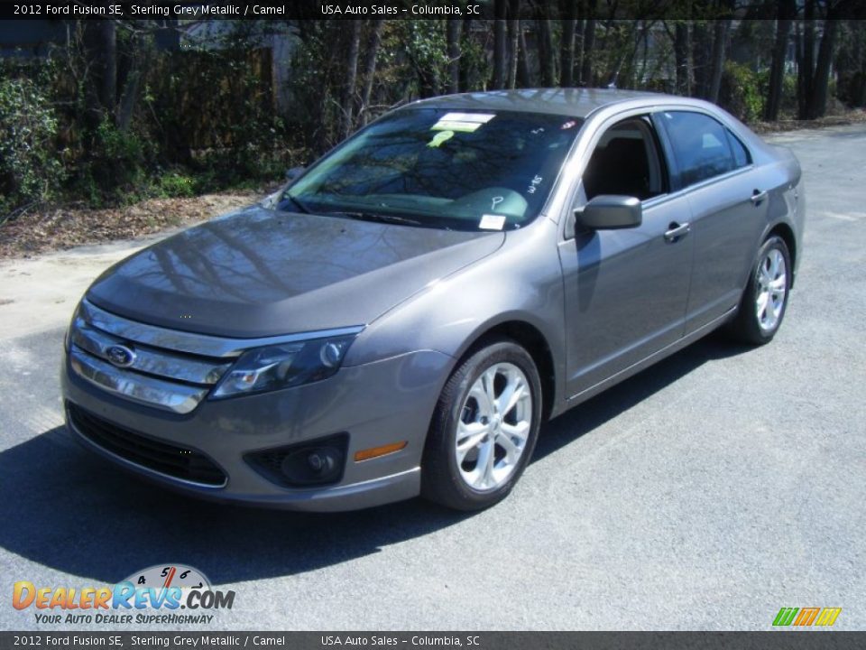 2012 Ford Fusion SE Sterling Grey Metallic / Camel Photo #2