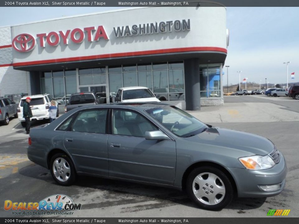 2004 Toyota Avalon XLS Silver Spruce Metallic / Taupe Photo #2
