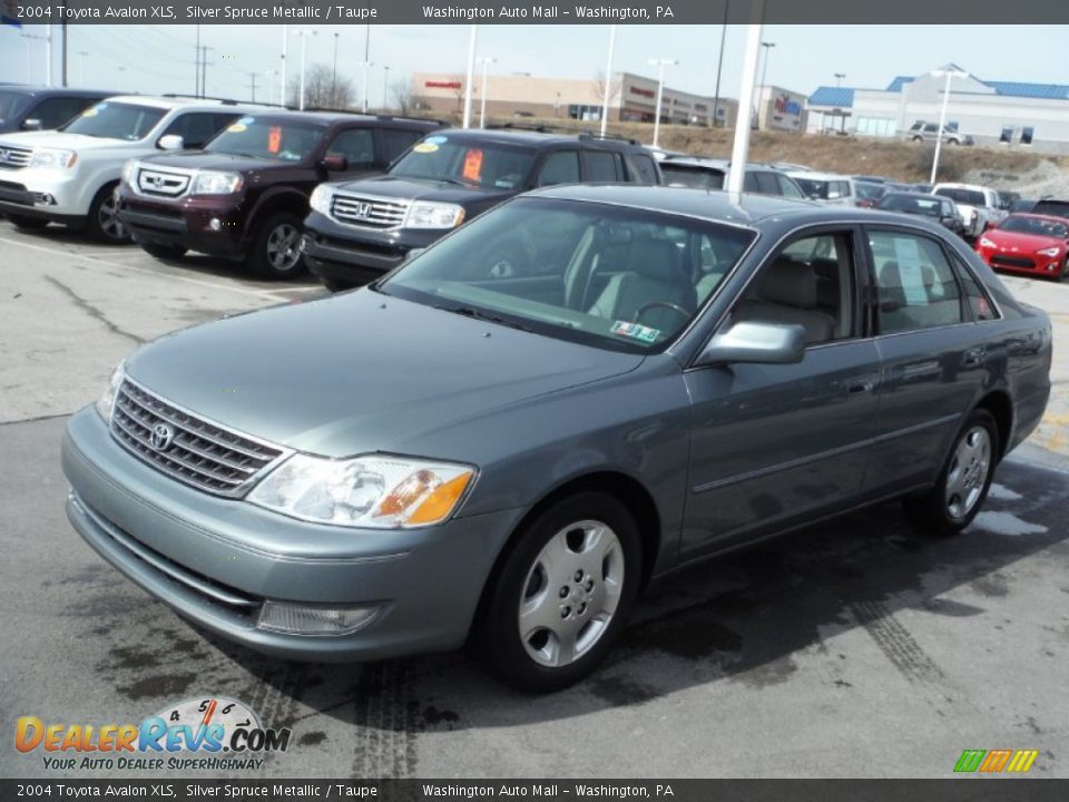 2004 Toyota Avalon XLS Silver Spruce Metallic / Taupe Photo #6