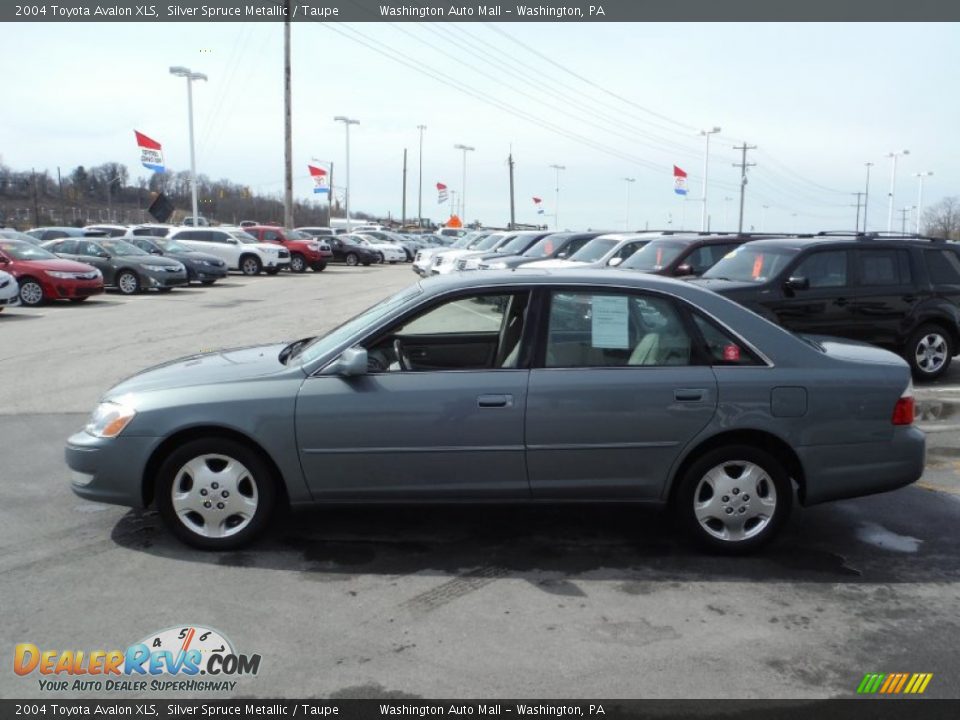 2004 Toyota Avalon XLS Silver Spruce Metallic / Taupe Photo #7