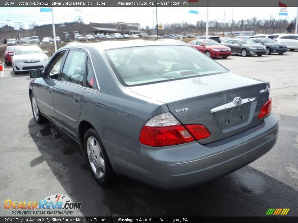 2004 Toyota Avalon XLS Silver Spruce Metallic / Taupe Photo #8