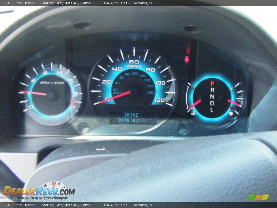 2012 Ford Fusion SE Sterling Grey Metallic / Camel Photo #8