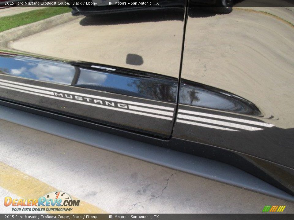 2015 Ford Mustang EcoBoost Coupe Black / Ebony Photo #4