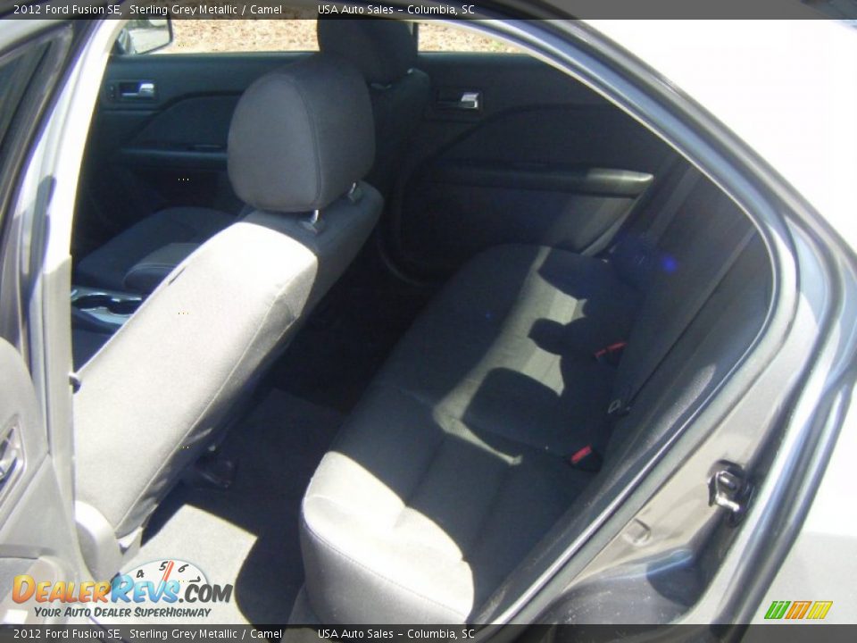 2012 Ford Fusion SE Sterling Grey Metallic / Camel Photo #10