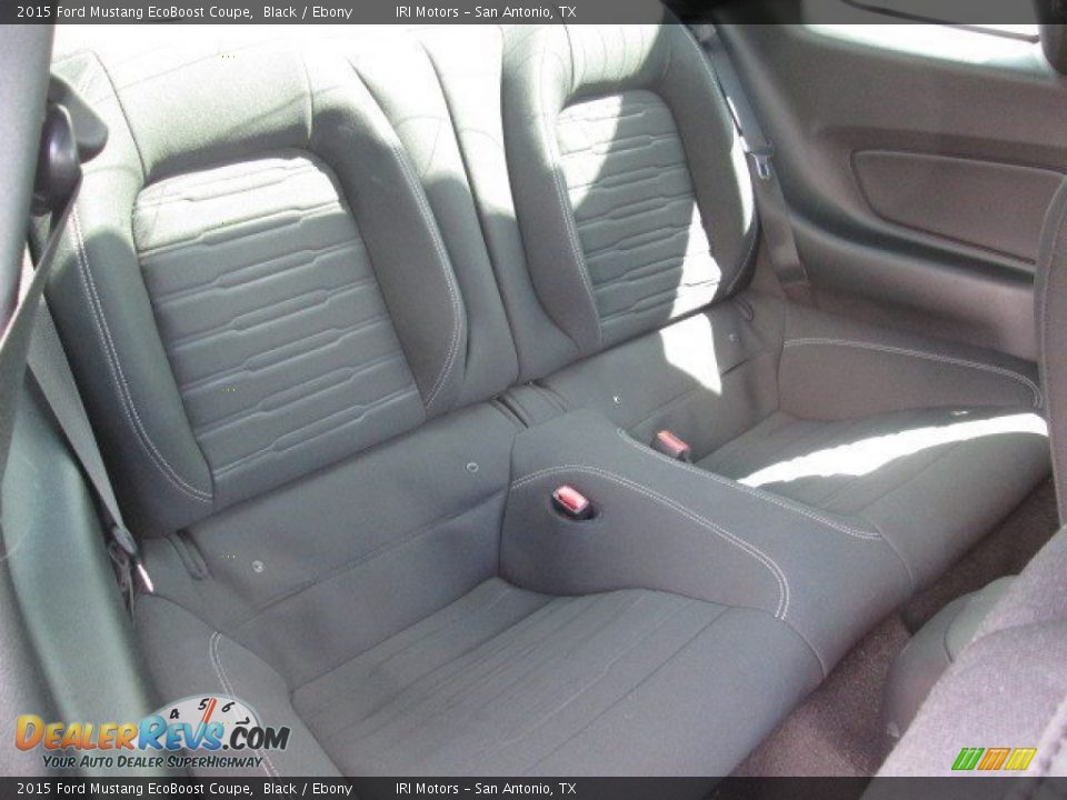 2015 Ford Mustang EcoBoost Coupe Black / Ebony Photo #5