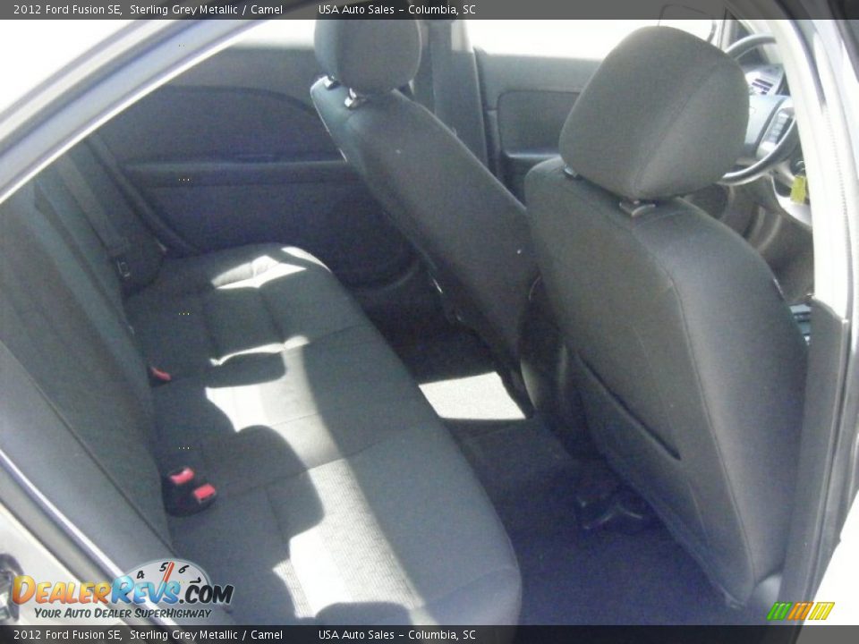 2012 Ford Fusion SE Sterling Grey Metallic / Camel Photo #12