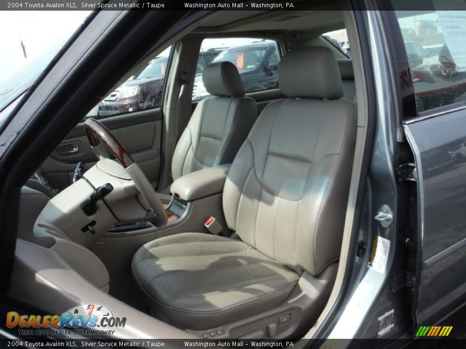 2004 Toyota Avalon XLS Silver Spruce Metallic / Taupe Photo #13