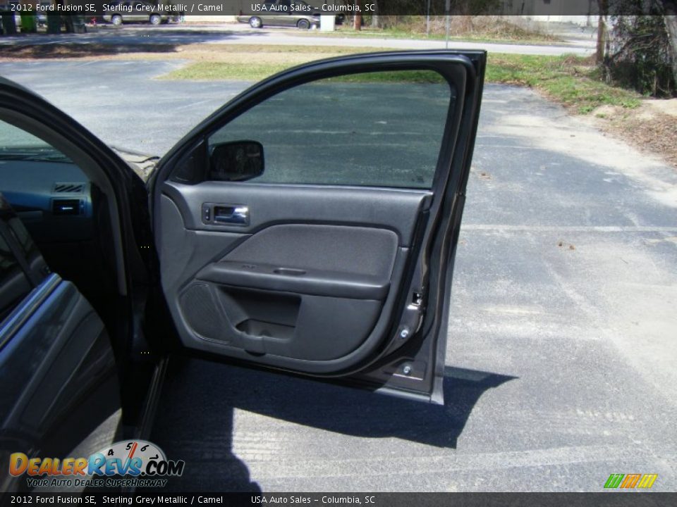 2012 Ford Fusion SE Sterling Grey Metallic / Camel Photo #13