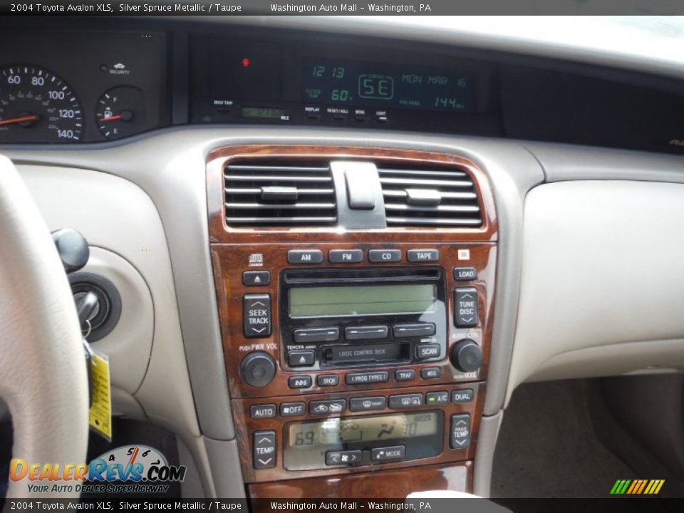 2004 Toyota Avalon XLS Silver Spruce Metallic / Taupe Photo #16