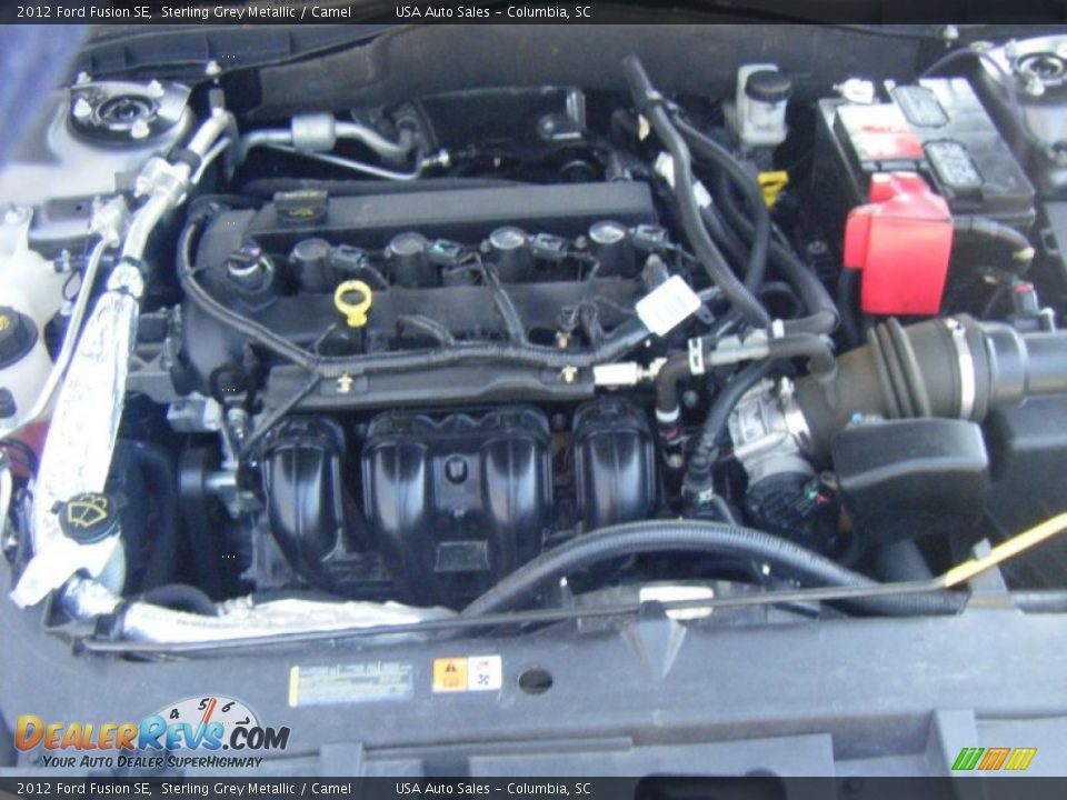 2012 Ford Fusion SE Sterling Grey Metallic / Camel Photo #16