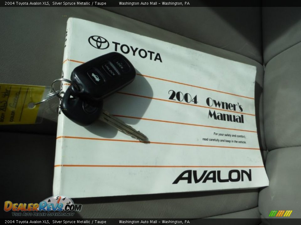 2004 Toyota Avalon XLS Silver Spruce Metallic / Taupe Photo #18