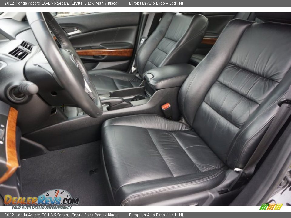 Front Seat of 2012 Honda Accord EX-L V6 Sedan Photo #6