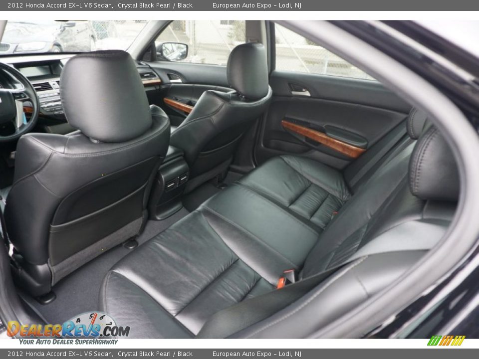 Rear Seat of 2012 Honda Accord EX-L V6 Sedan Photo #7