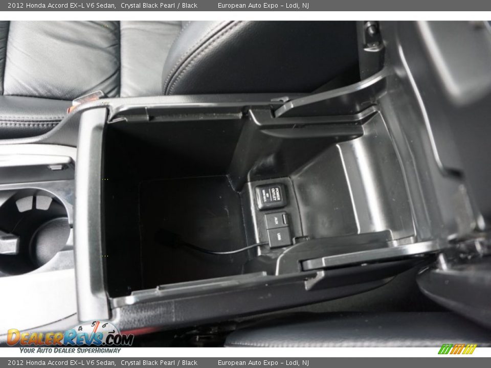 2012 Honda Accord EX-L V6 Sedan Crystal Black Pearl / Black Photo #21
