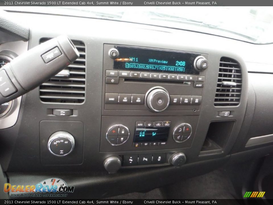 2013 Chevrolet Silverado 1500 LT Extended Cab 4x4 Summit White / Ebony Photo #24