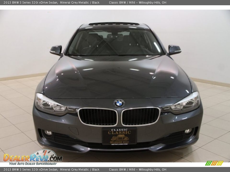 2013 BMW 3 Series 320i xDrive Sedan Mineral Grey Metallic / Black Photo #2