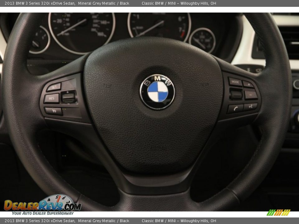 2013 BMW 3 Series 320i xDrive Sedan Mineral Grey Metallic / Black Photo #6