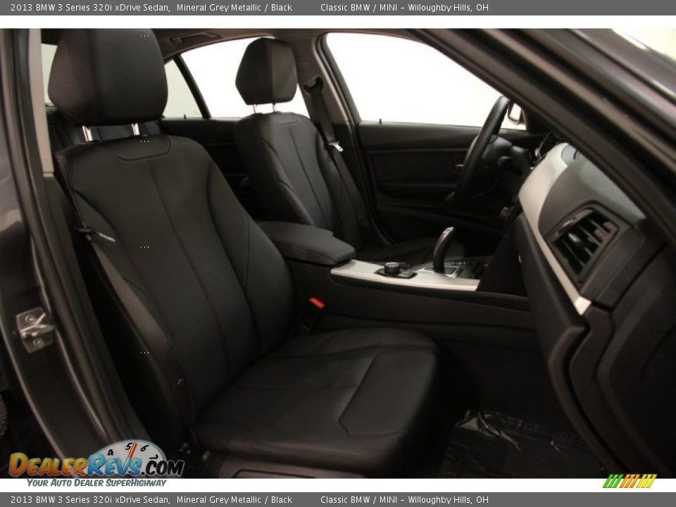 2013 BMW 3 Series 320i xDrive Sedan Mineral Grey Metallic / Black Photo #19