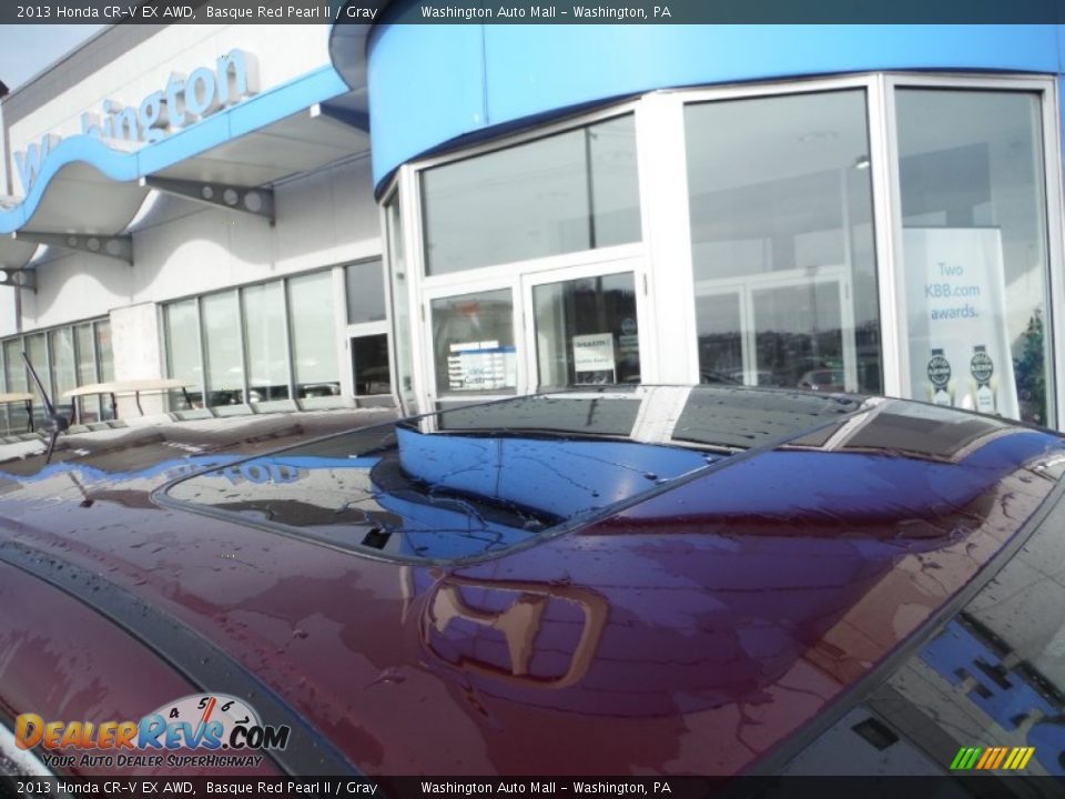 2013 Honda CR-V EX AWD Basque Red Pearl II / Gray Photo #4