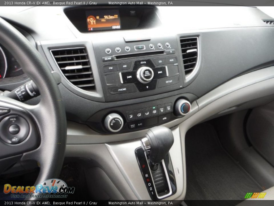 2013 Honda CR-V EX AWD Basque Red Pearl II / Gray Photo #14