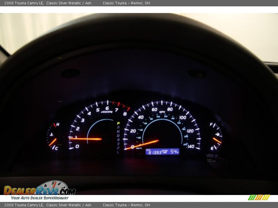 2009 Toyota Camry LE Classic Silver Metallic / Ash Photo #7