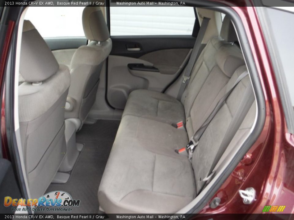 2013 Honda CR-V EX AWD Basque Red Pearl II / Gray Photo #17