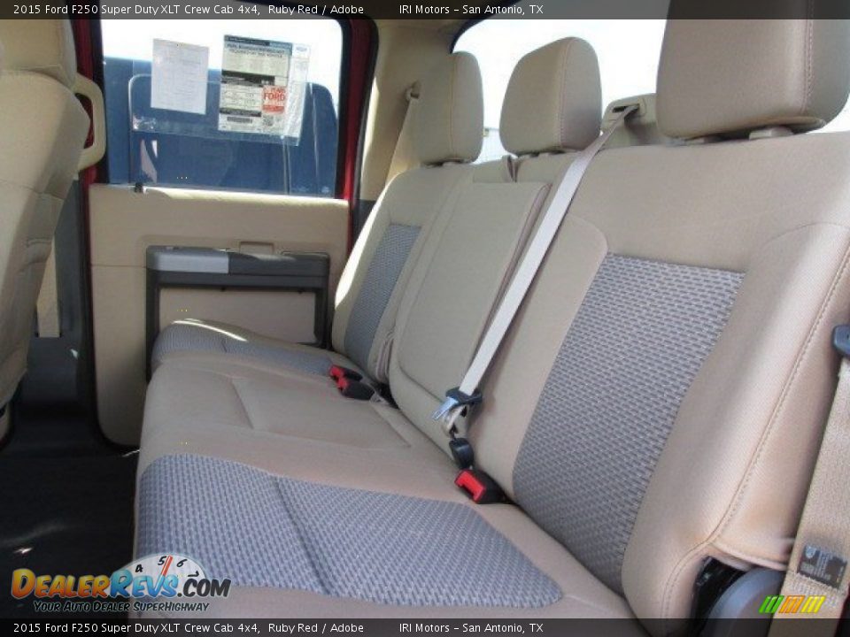 2015 Ford F250 Super Duty XLT Crew Cab 4x4 Ruby Red / Adobe Photo #10