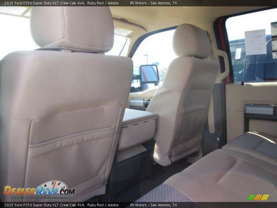 2015 Ford F250 Super Duty XLT Crew Cab 4x4 Ruby Red / Adobe Photo #11