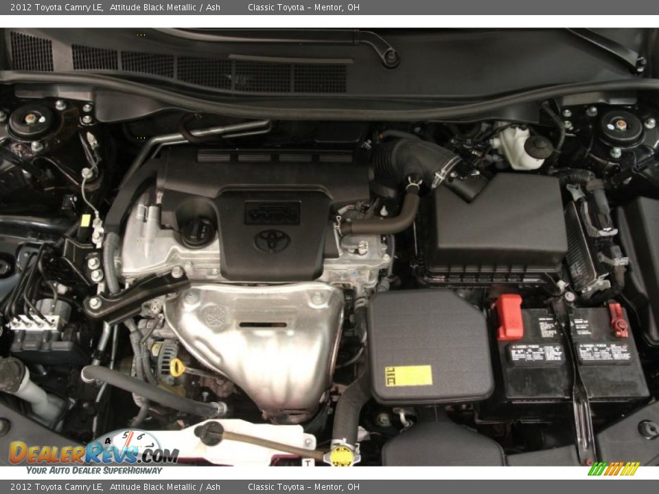 2012 Toyota Camry LE 2.5 Liter DOHC 16-Valve Dual VVT-i 4 Cylinder Engine Photo #16