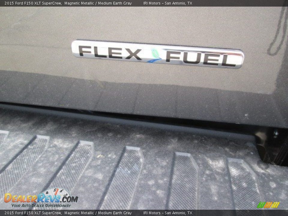 2015 Ford F150 XLT SuperCrew Magnetic Metallic / Medium Earth Gray Photo #16