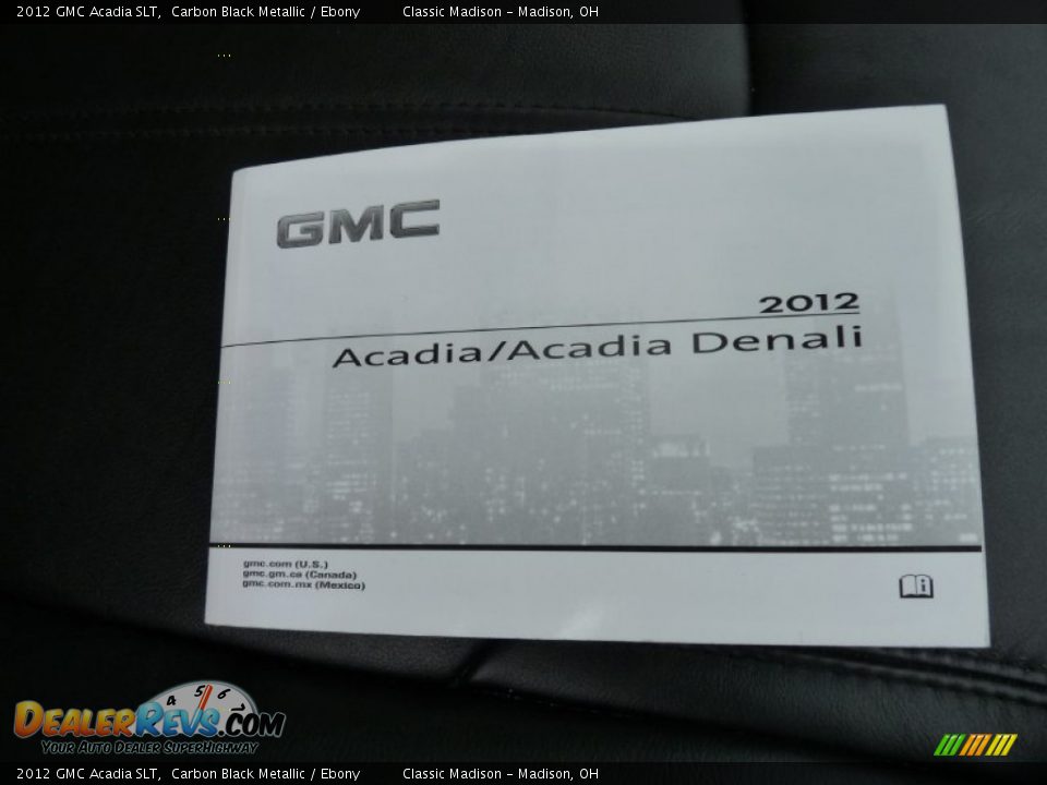 2012 GMC Acadia SLT Carbon Black Metallic / Ebony Photo #19
