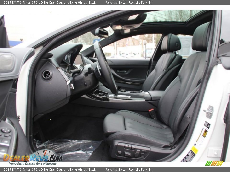 Front Seat of 2015 BMW 6 Series 650i xDrive Gran Coupe Photo #11