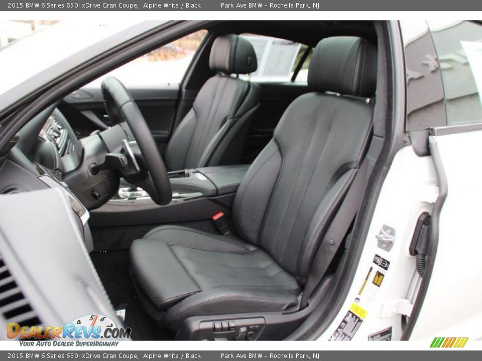 Front Seat of 2015 BMW 6 Series 650i xDrive Gran Coupe Photo #13