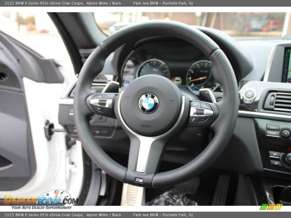 2015 BMW 6 Series 650i xDrive Gran Coupe Steering Wheel Photo #17