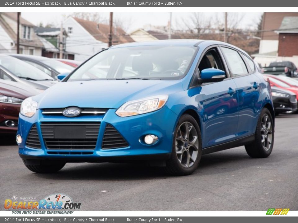 2014 Ford Focus SE Hatchback Blue Candy / Charcoal Black Photo #1