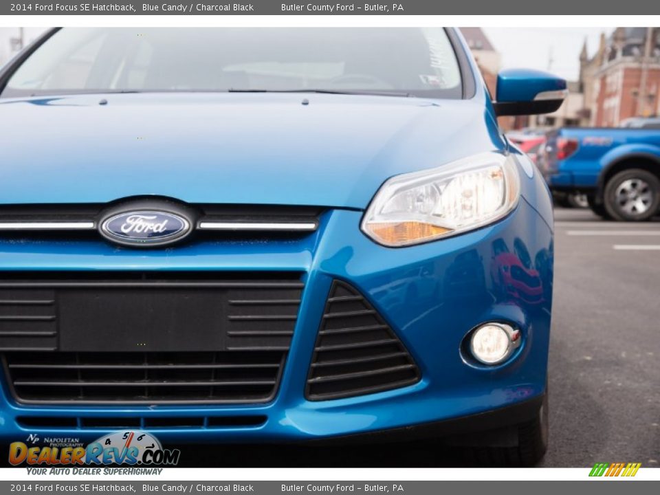 2014 Ford Focus SE Hatchback Blue Candy / Charcoal Black Photo #4