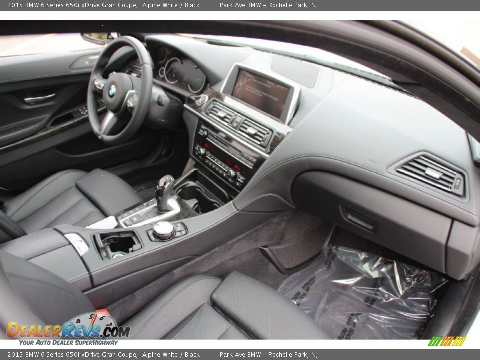 Black Interior - 2015 BMW 6 Series 650i xDrive Gran Coupe Photo #26