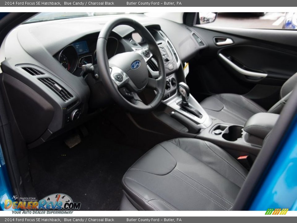 2014 Ford Focus SE Hatchback Blue Candy / Charcoal Black Photo #6