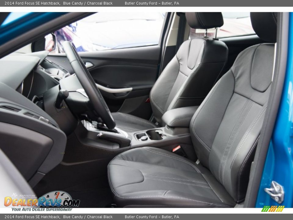 2014 Ford Focus SE Hatchback Blue Candy / Charcoal Black Photo #7