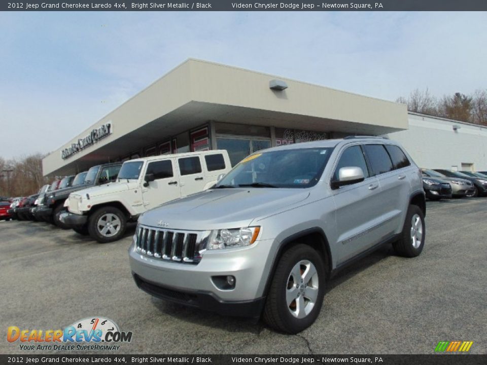 2012 Jeep Grand Cherokee Laredo 4x4 Bright Silver Metallic / Black Photo #7