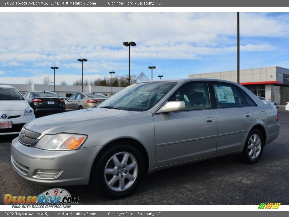 2002 Toyota Avalon XLS Lunar Mist Metallic / Stone Photo #7