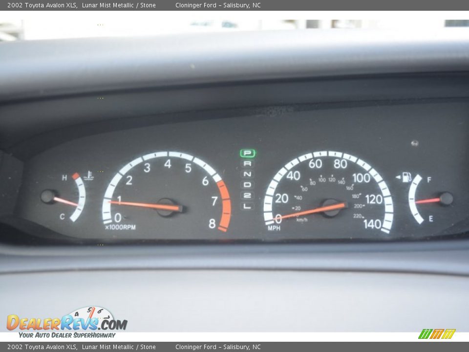 2002 Toyota Avalon XLS Lunar Mist Metallic / Stone Photo #23