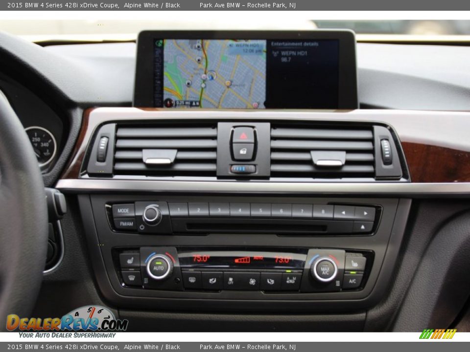 2015 BMW 4 Series 428i xDrive Coupe Alpine White / Black Photo #15