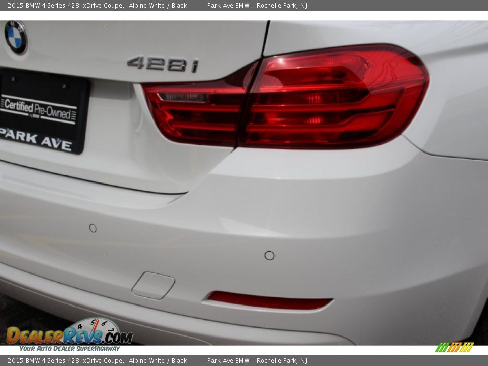 2015 BMW 4 Series 428i xDrive Coupe Alpine White / Black Photo #22