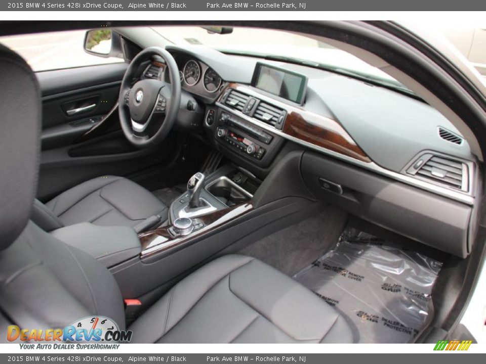 2015 BMW 4 Series 428i xDrive Coupe Alpine White / Black Photo #25