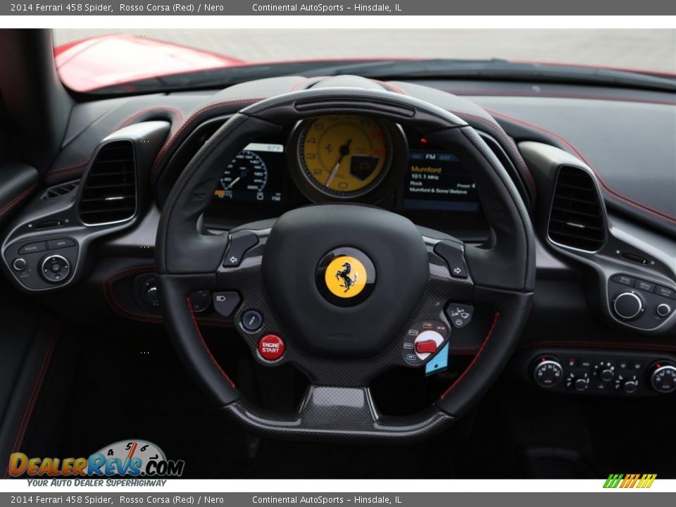 2014 Ferrari 458 Spider Steering Wheel Photo #13